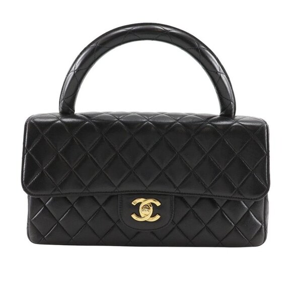 CHANEL Parent-child bag Parents only Handbag Matelasse One handle black - Picture 2 of 13